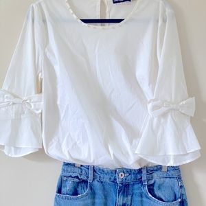 Karl Lagerfeld white blouse